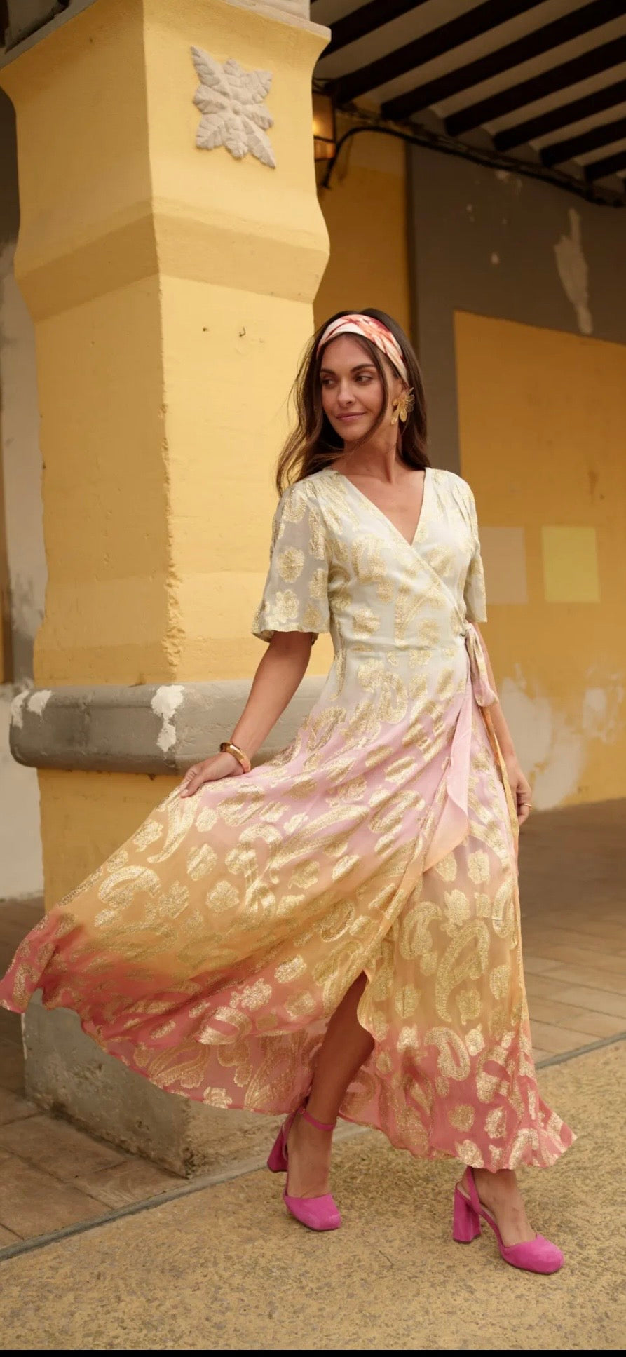 Golden dress