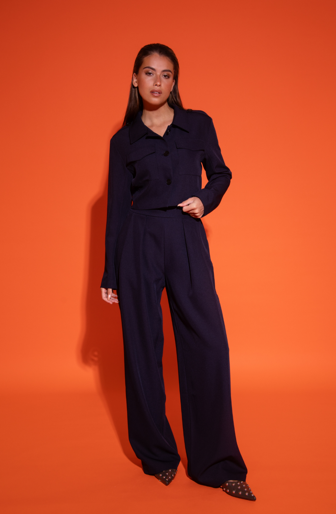 Jasmin broek d. blauw