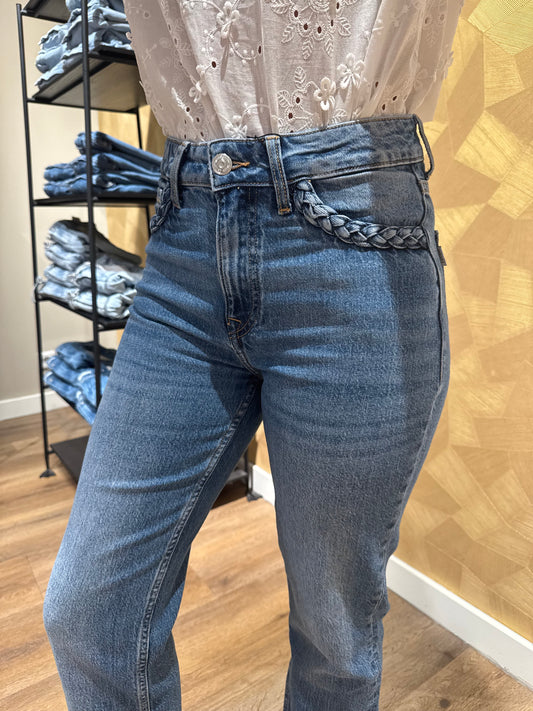 Amy straight vlecht detail