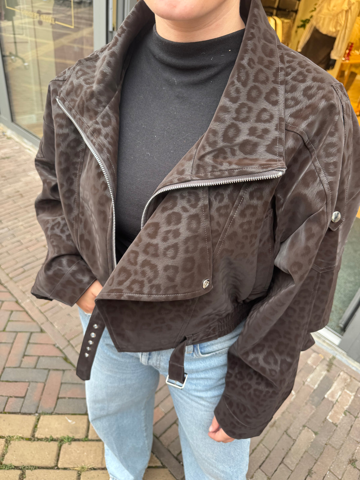 JET jacket Leopard
