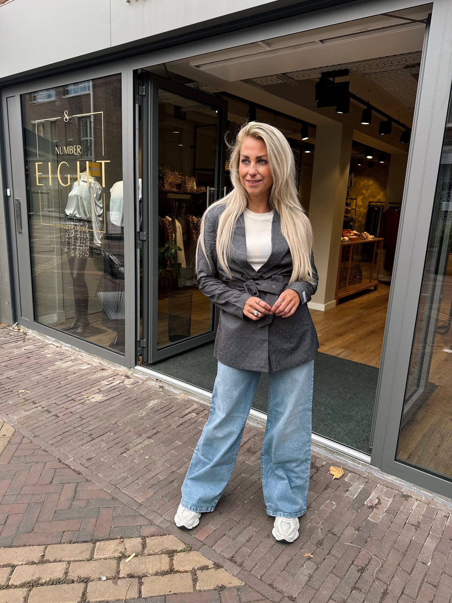 Ann blazer grey