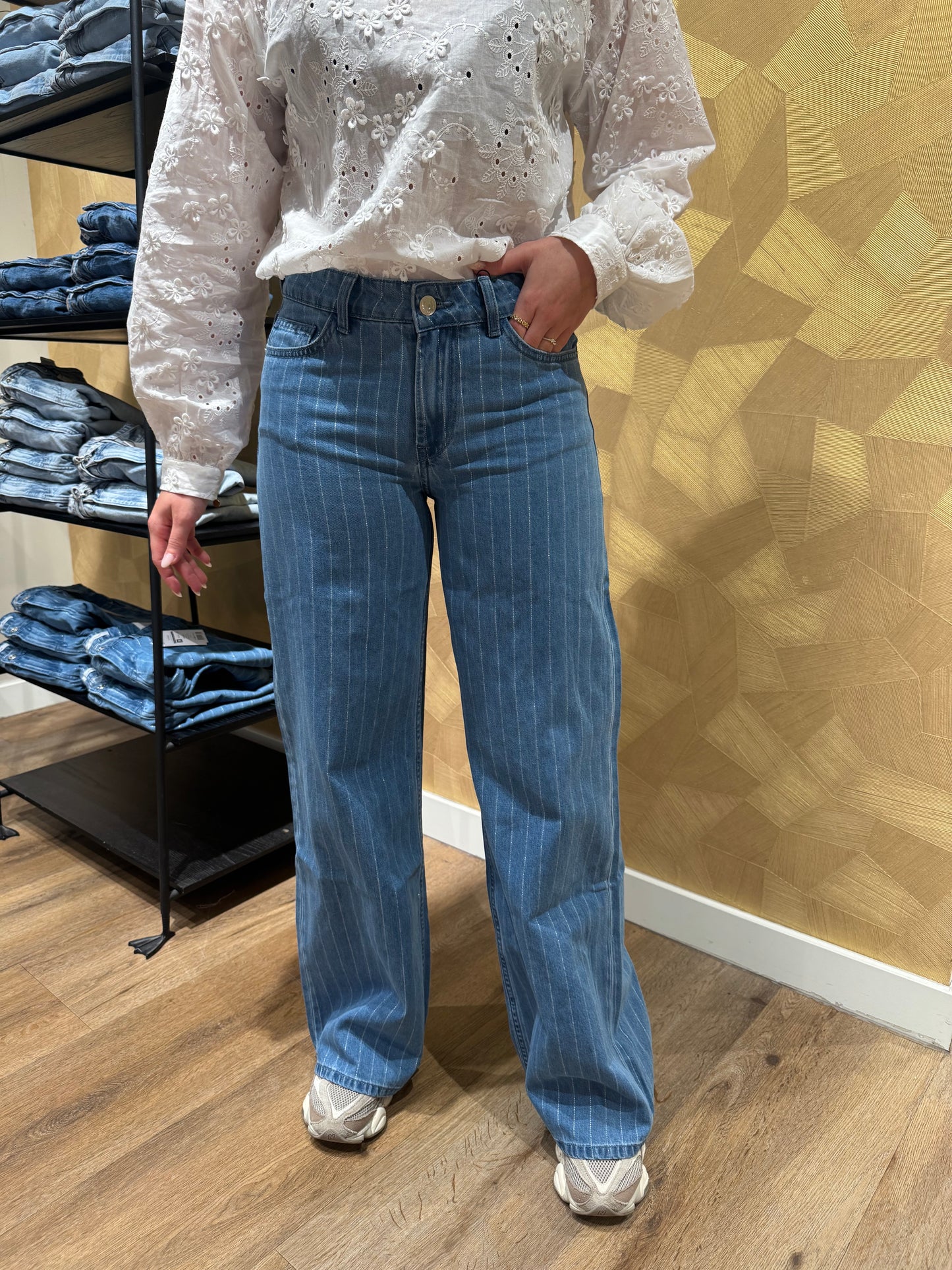 Céline wide leg glitter