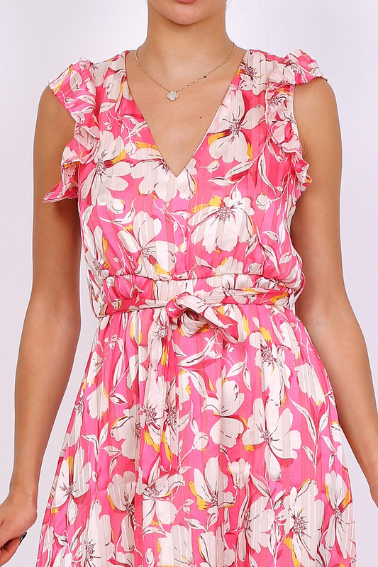 Roze jurk bloem