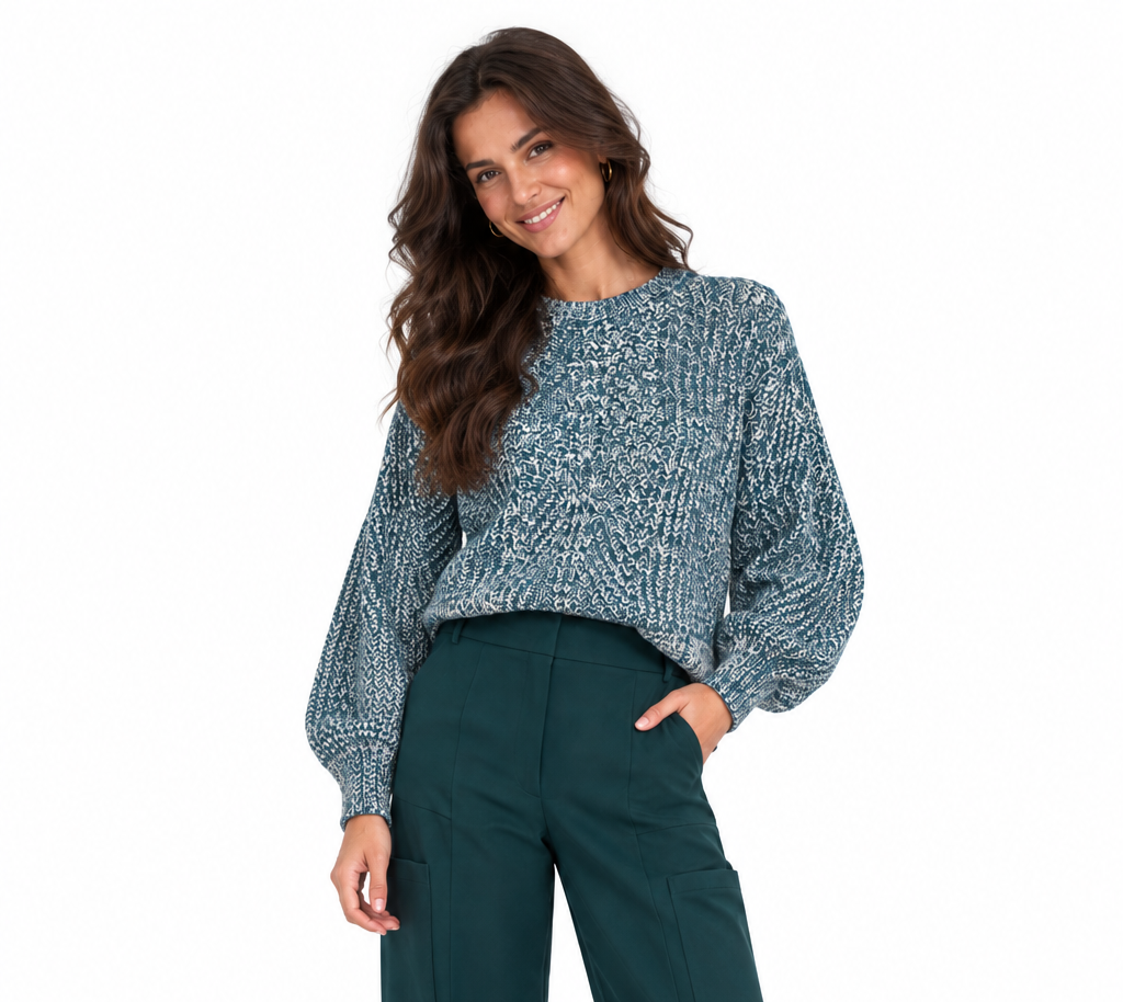 Fenni knit groen sweater