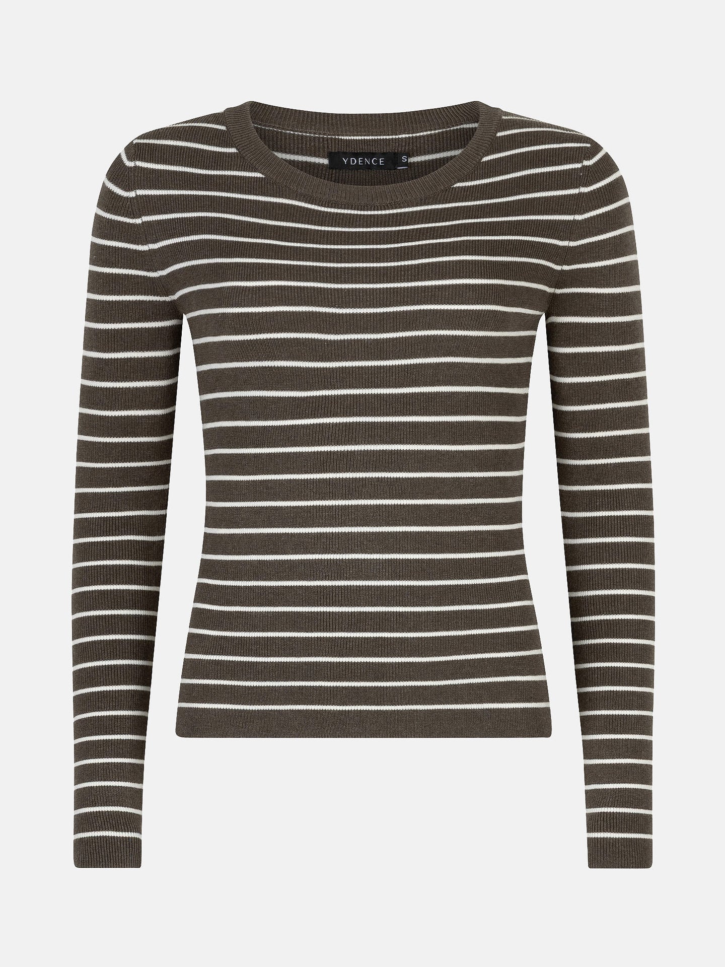 Devina knitted top mud/ecru