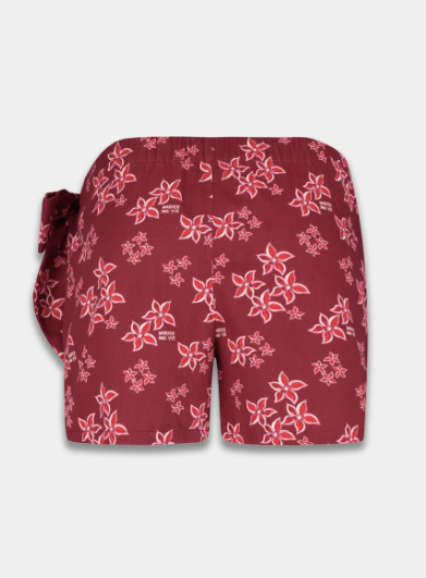 Emilia skort pink star wine berry