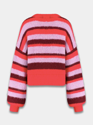 Noor vest multi stripe