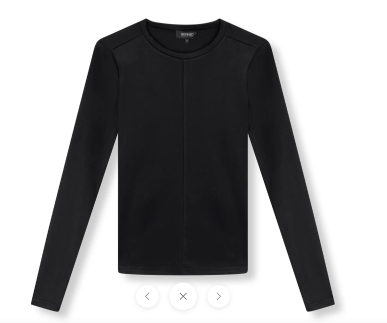 Penny top zwarte