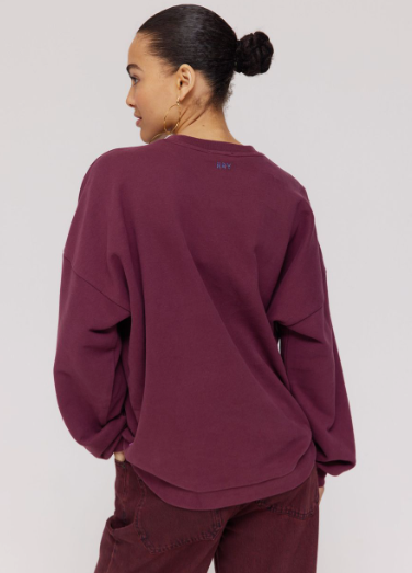 Rhinestone sweater bruin