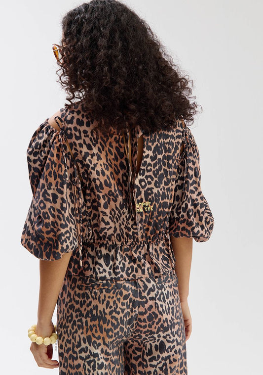 Lexie leopard top