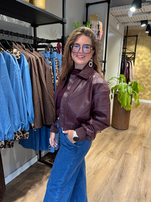Riven jacket vegan leather