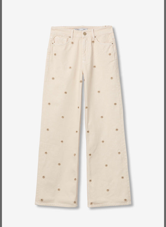 Bonnye jeans beige bloem