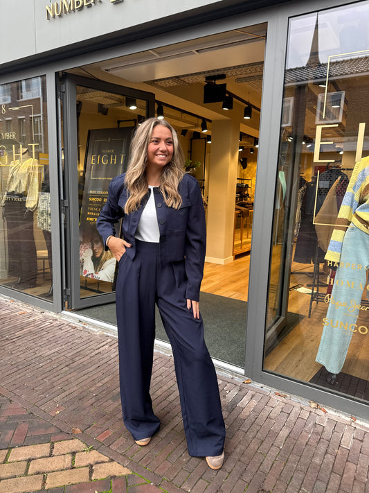 Jasmin broek d. blauw