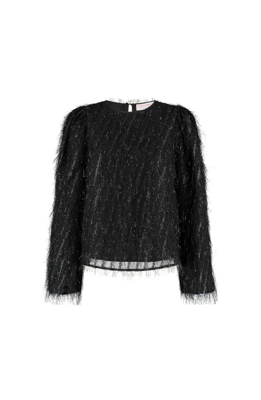 Velvet fringe top