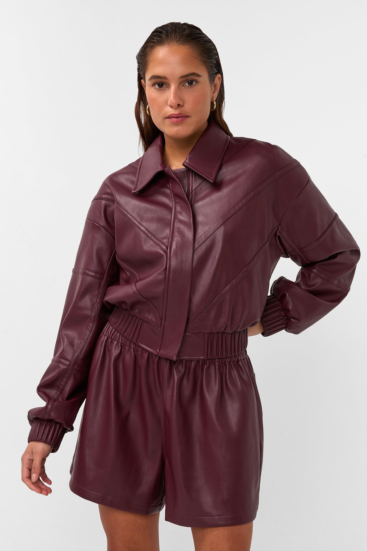 Riven jacket vegan leather