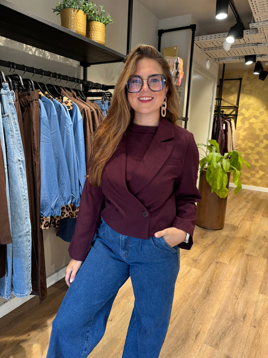 Blazer Ayla aubergine