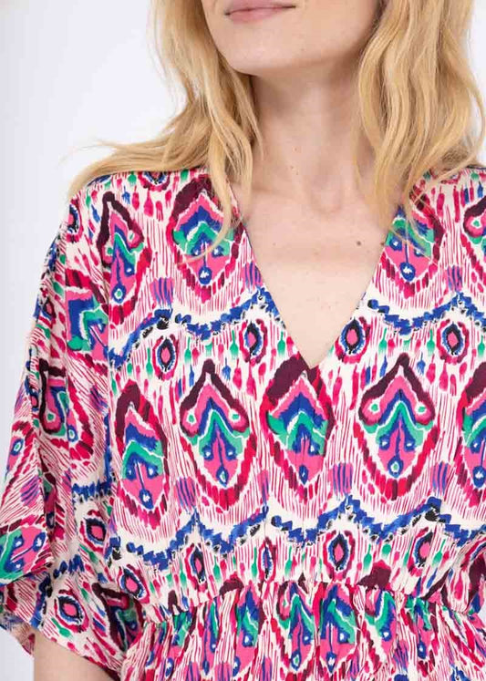 Jurk multi print