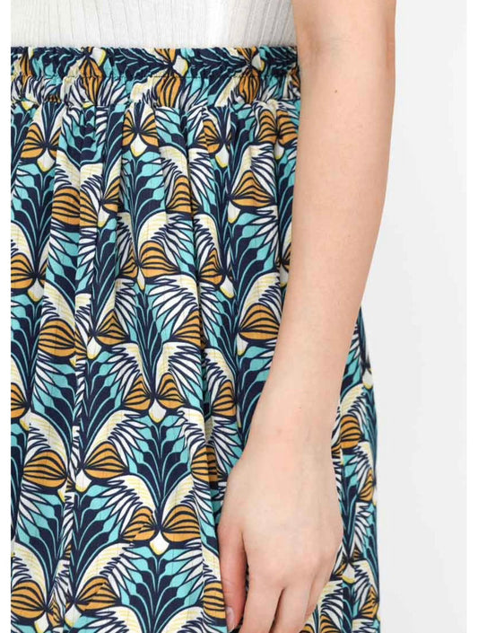 Rok groene print