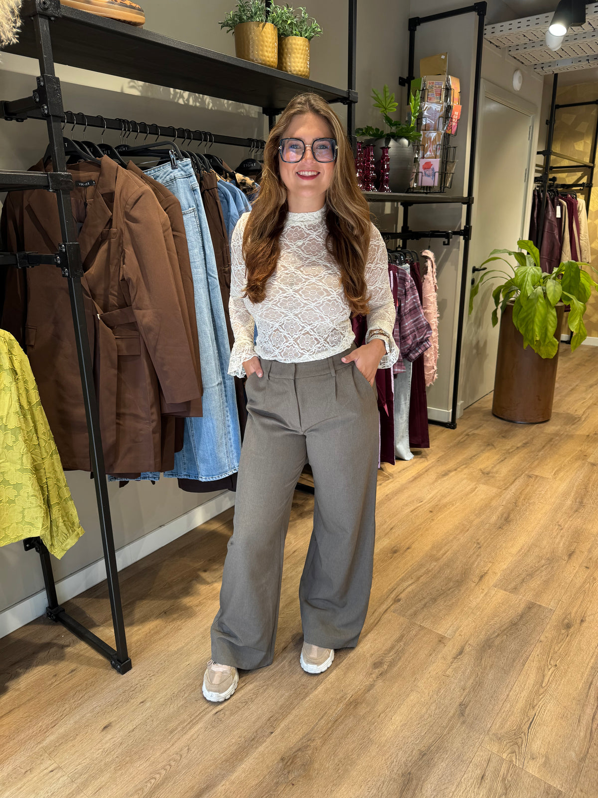 Pants Agatha olive green