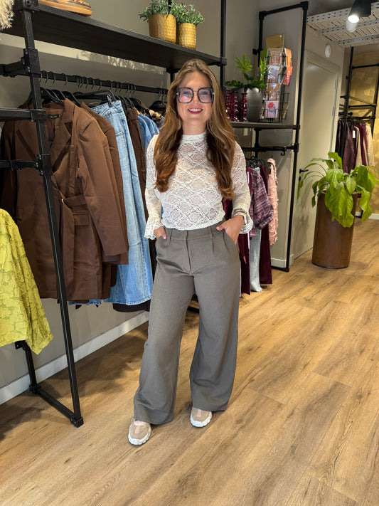 Pants Agatha olive green