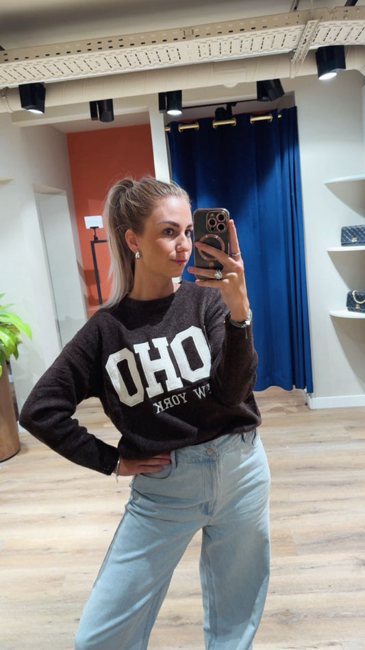 SOHO trui bruin