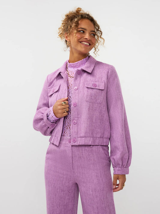 Jacket Jinte purple melange