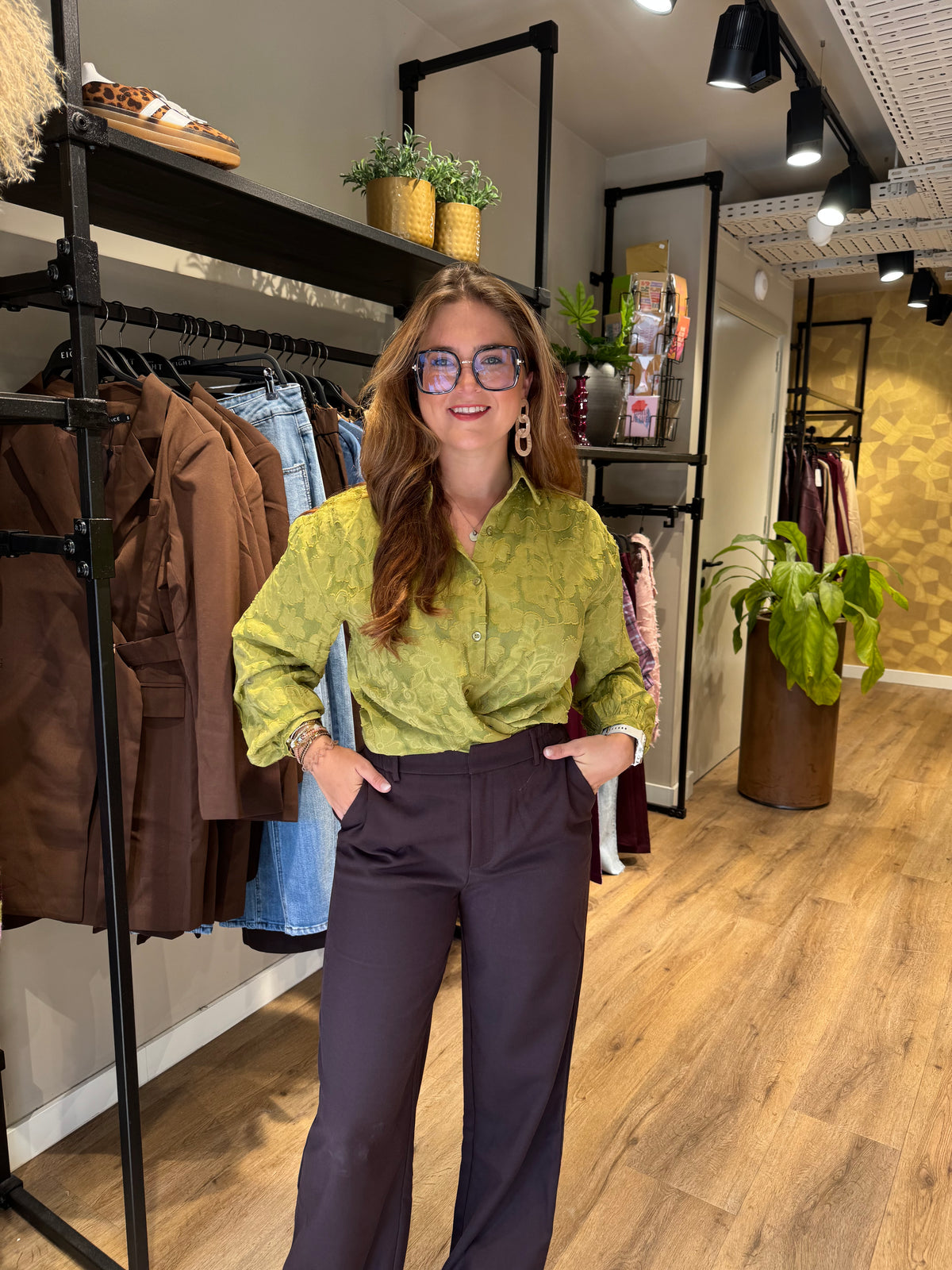 Blouse Winslet green