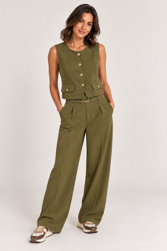 Angela gilet top