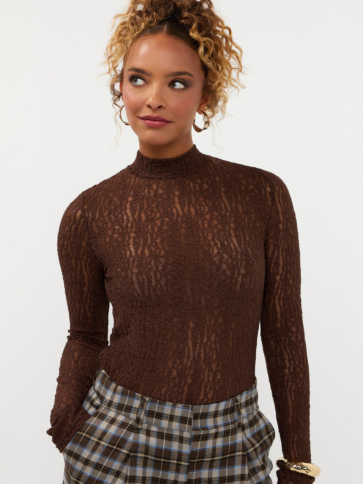 Roberta top brown