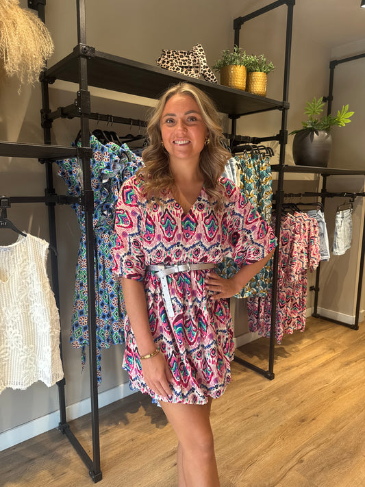 Jurk multi print