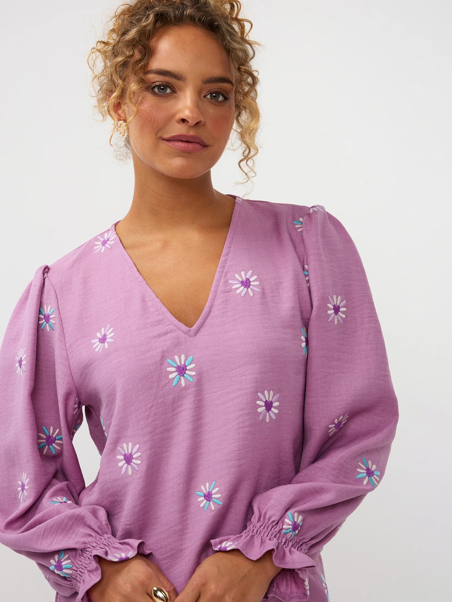 Philou blouse violet