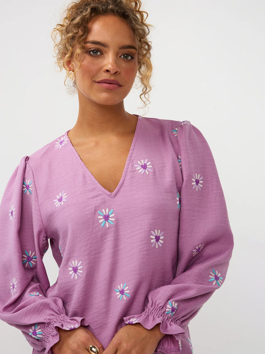 Philou blouse violet