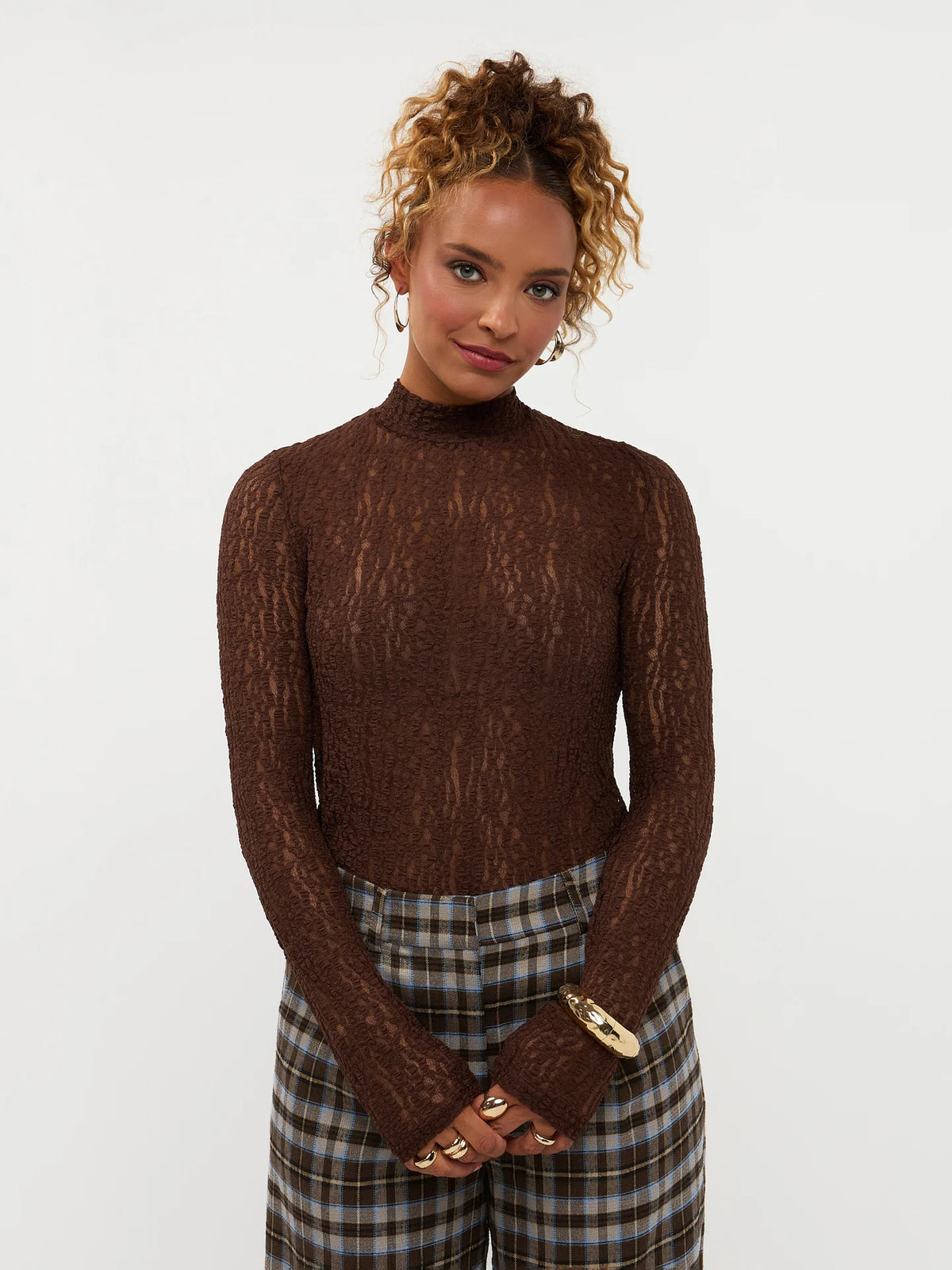 Roberta top brown