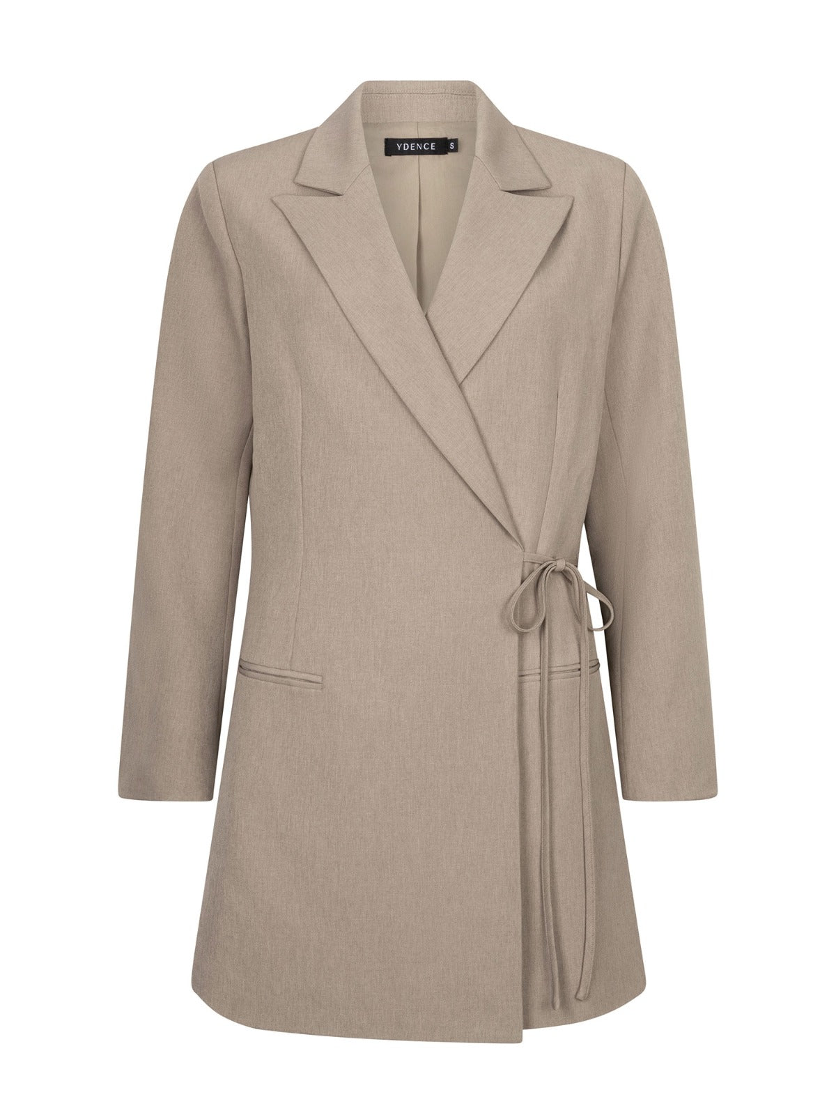 April dress stone grey