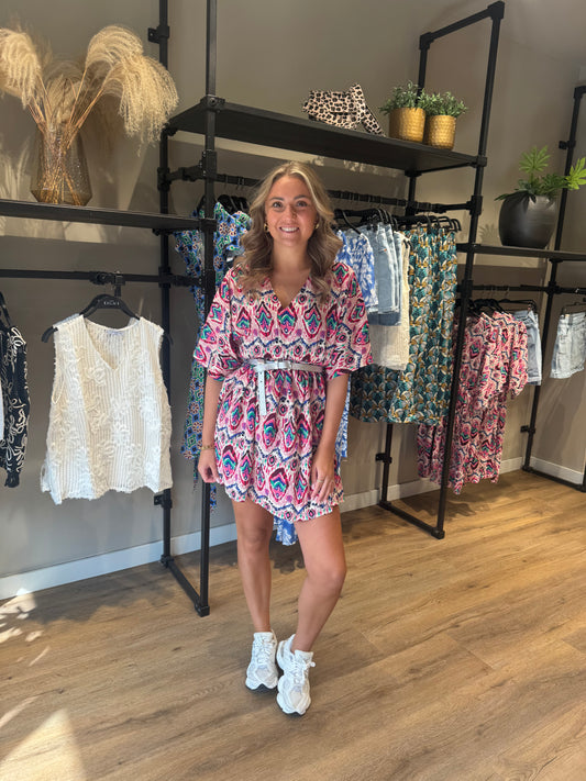 Jurk multi print