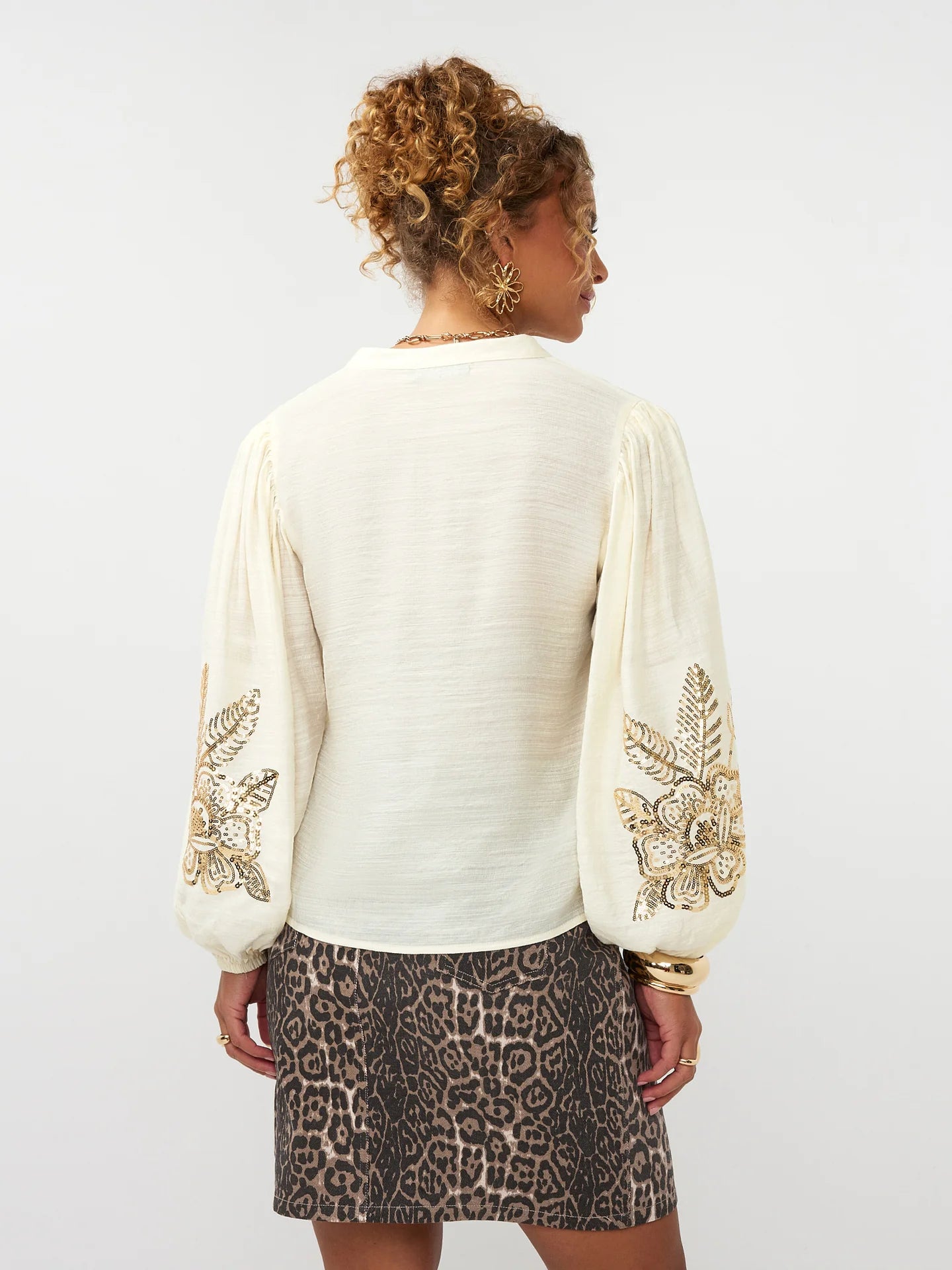 Rose blouse ecru