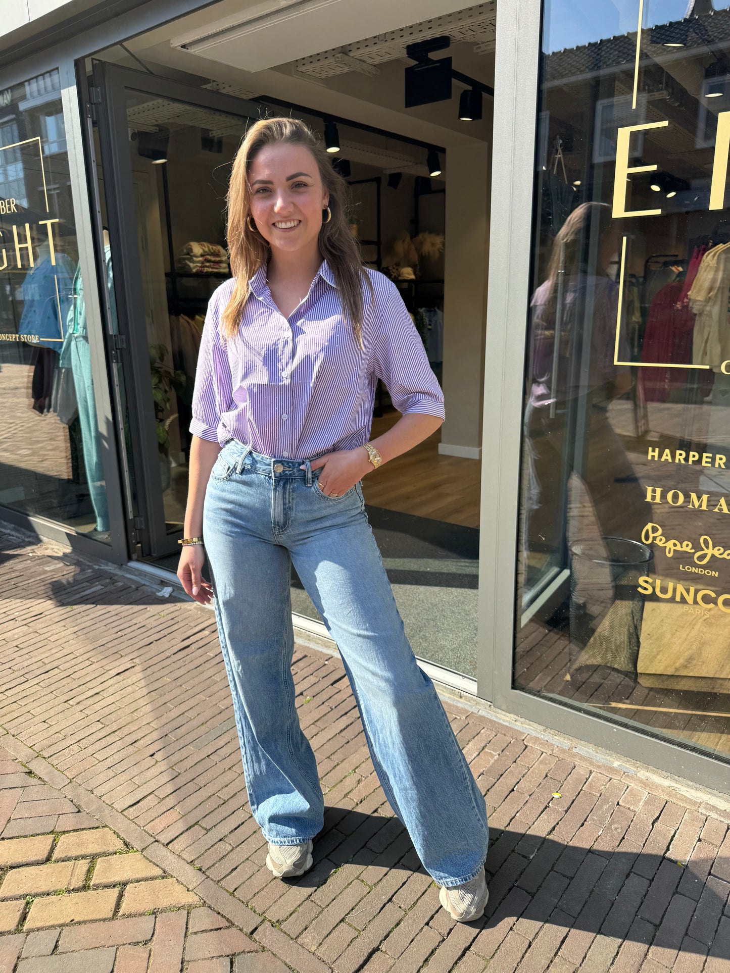 Marva blouse met glitter