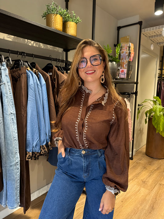 Blouse Hannah brown