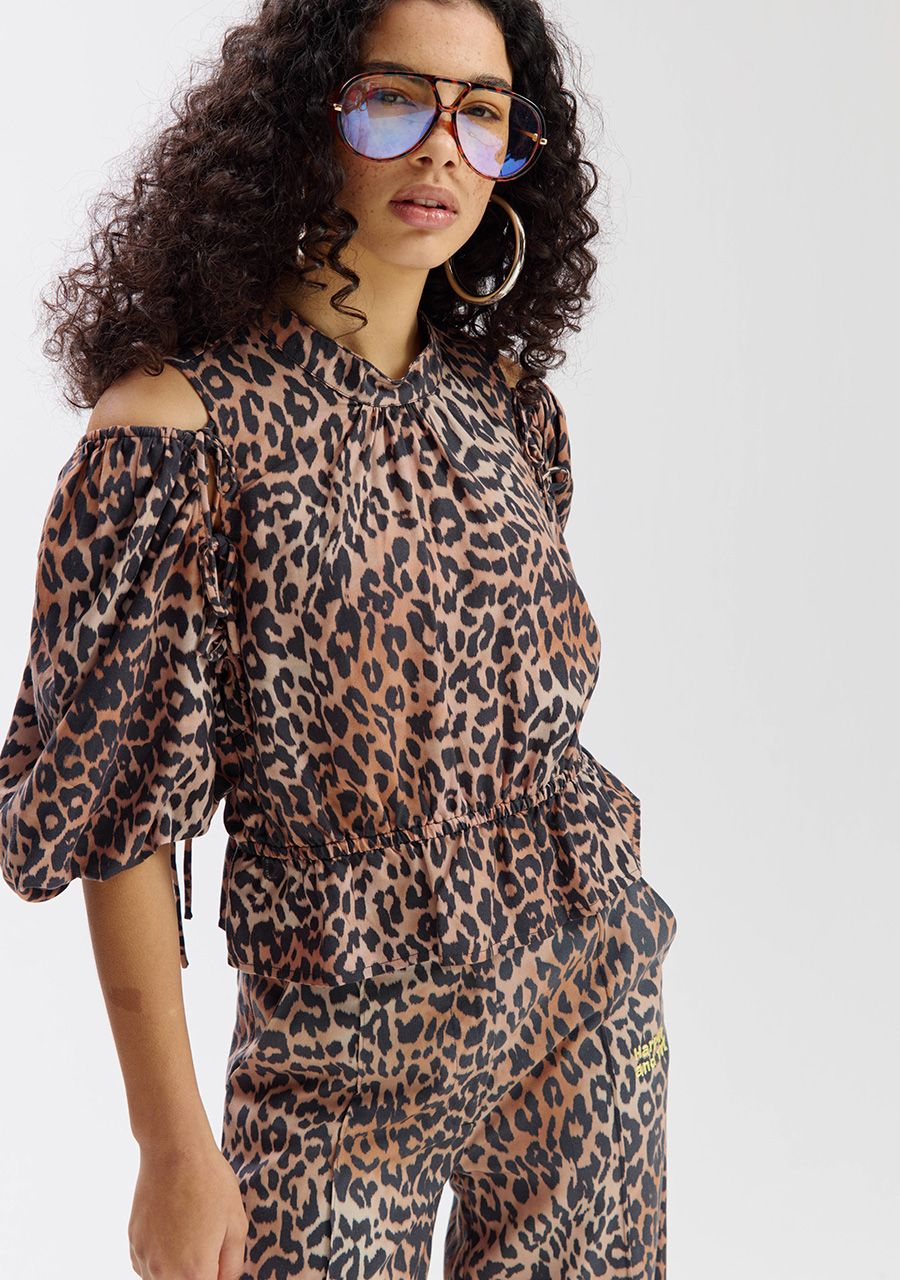Lexie leopard top