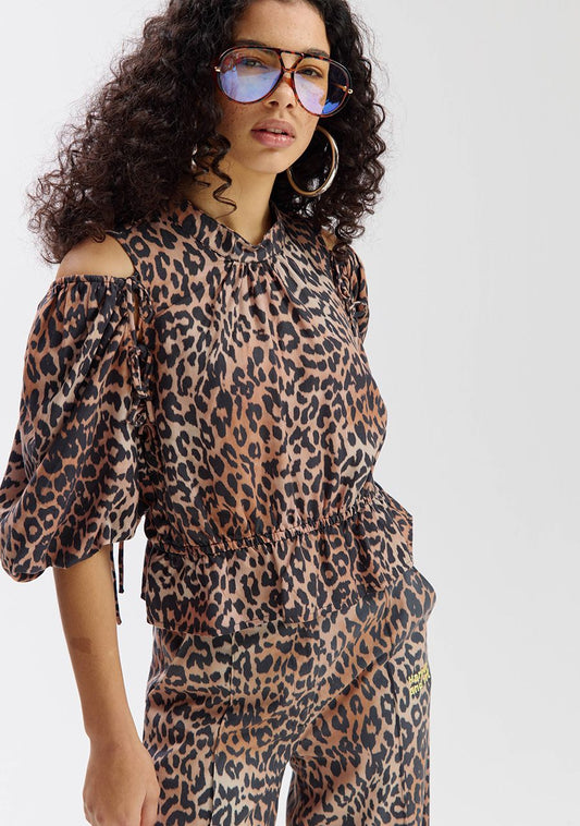 Lexie leopard top