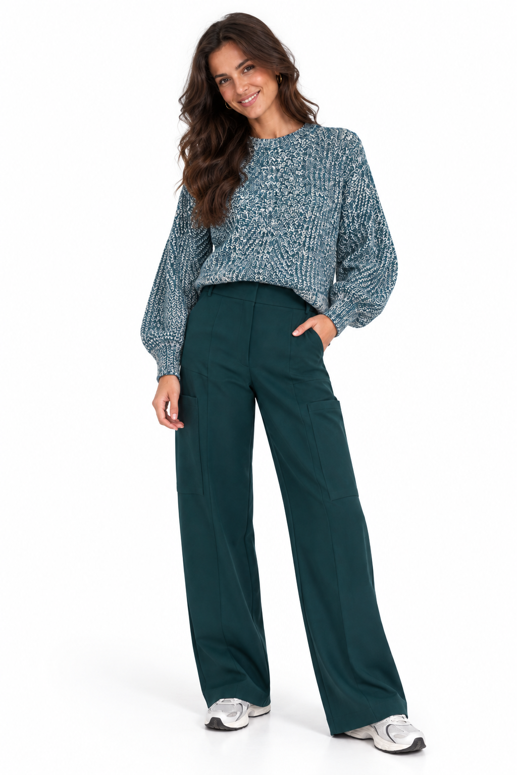 Fenni knit groen sweater