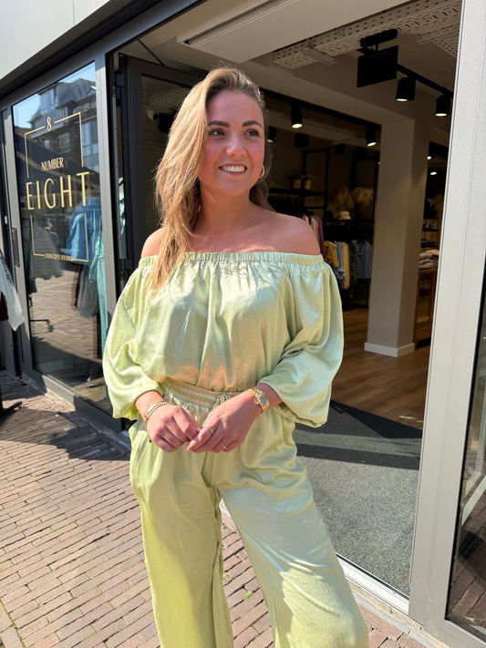 Yulieth top green
