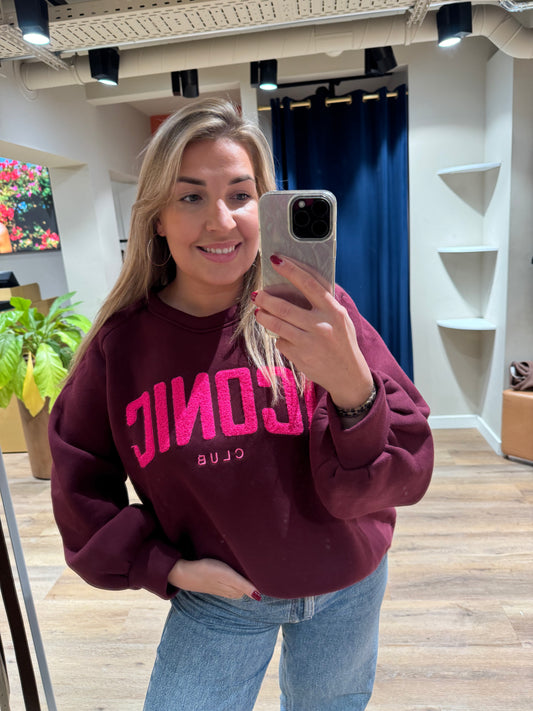 Sweater Iconic Bordeaux