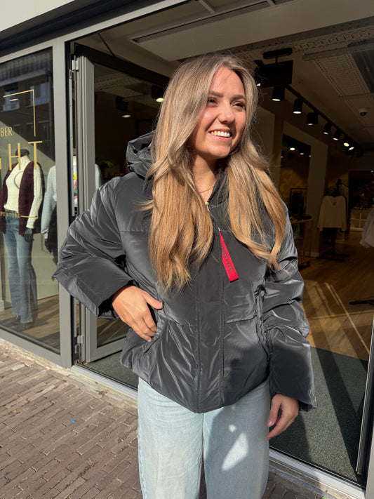 Abbie winterjas black