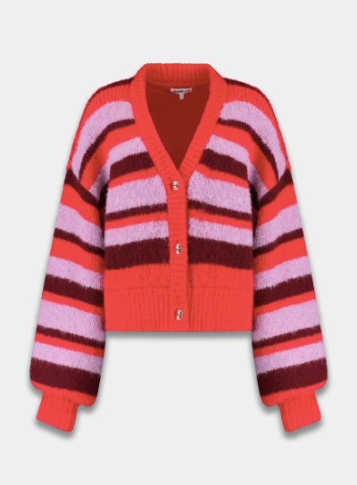Noor vest multi stripe