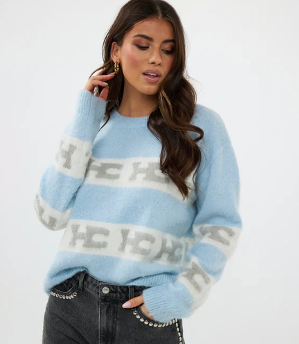 Franky sweater blue grey