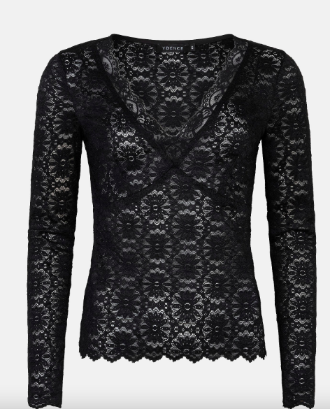 Melissa top zwart