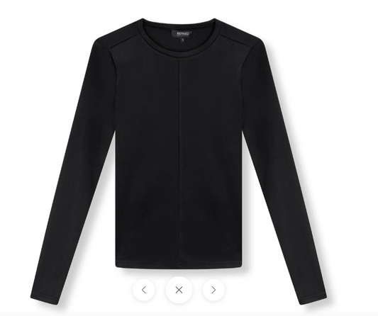 Penny top zwarte